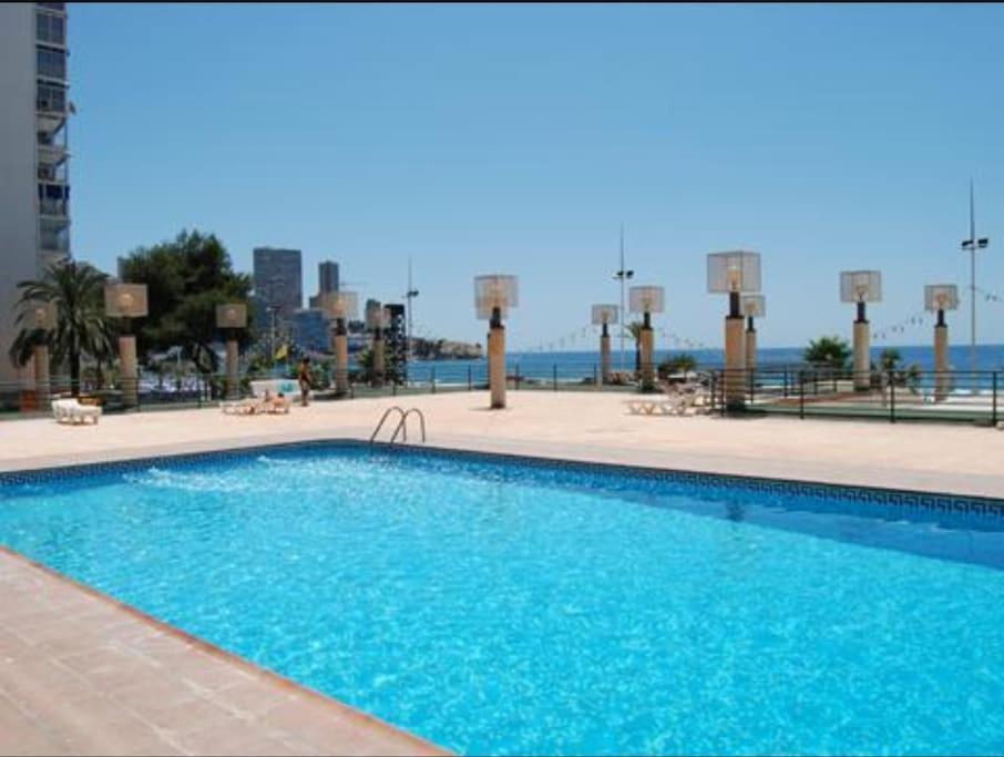 Piso 21 Unico A Pie De Playa En Esquina Apartment Бенидорм Екстериор снимка